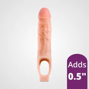 Performance 9 Cock Sheath Penis Extender - Vanilla