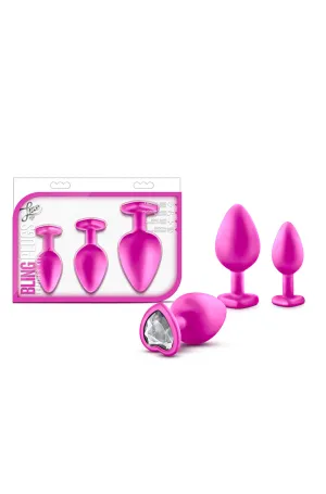 Pink Bling Heart Shaped Training Kit