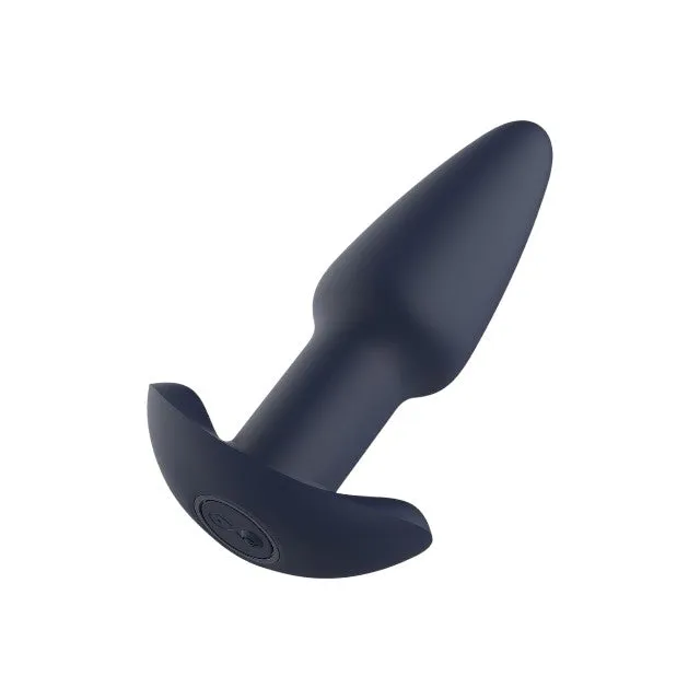 Plug anal vibrator DREAMTOYS Startroopers Pluto. control prin telecomandă. 10 funcții de vibrație. lungime 13.6 cm. albastru