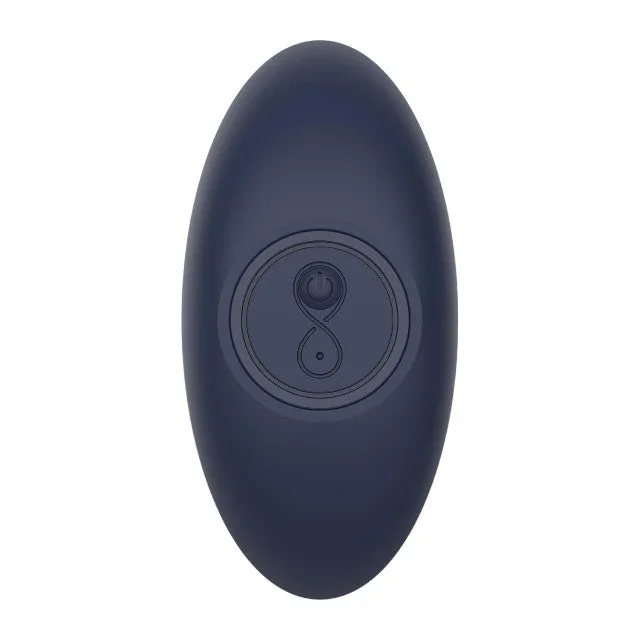 Plug anal vibrator DREAMTOYS Startroopers Pluto. control prin telecomandă. 10 funcții de vibrație. lungime 13.6 cm. albastru