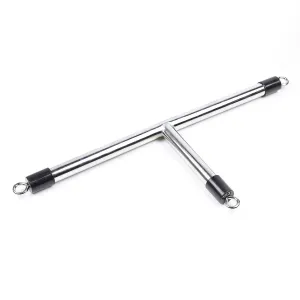 Posture T-Spreader Bar | Restraints | Silver | Fetish