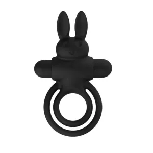 Rabbit Double Cock Ring | Clit Stimulator | 10 Modes | Couples | Remote Control
