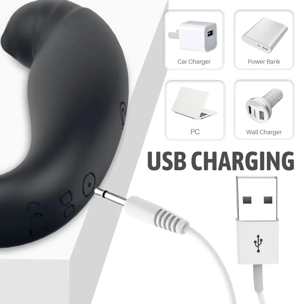 Remote Control Buckle Prostate Massager - Finger Anal Plug Cock Ring Delay Ejaculation