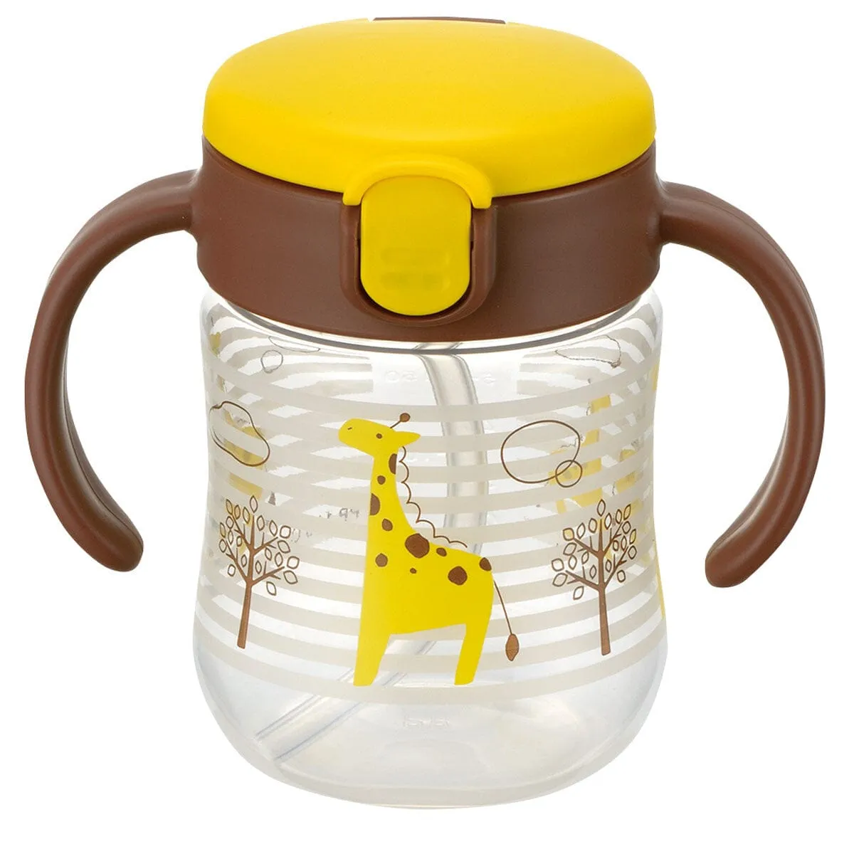 Richell - T.L.I Baby Stage 2 Try Straw Clear Training Water Bottle Mug