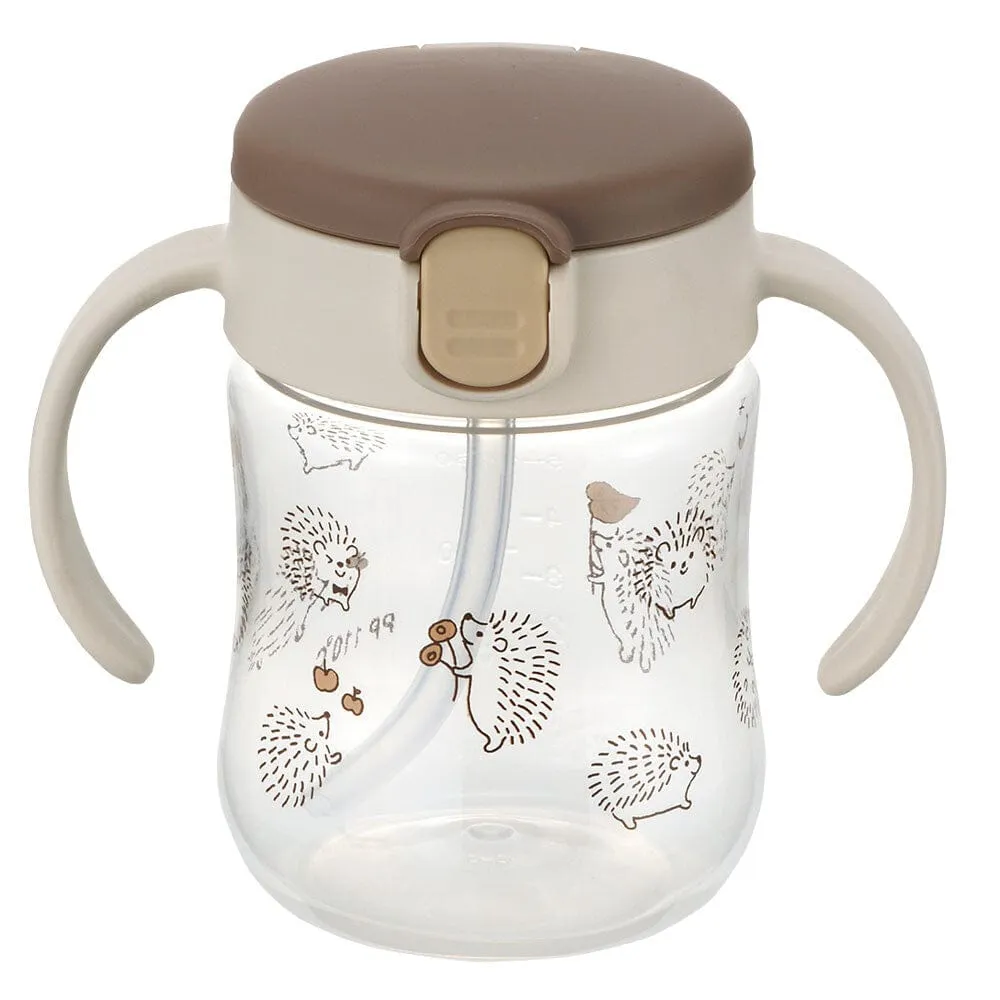 Richell - T.L.I Baby Stage 2 Try Straw Clear Training Water Bottle Mug