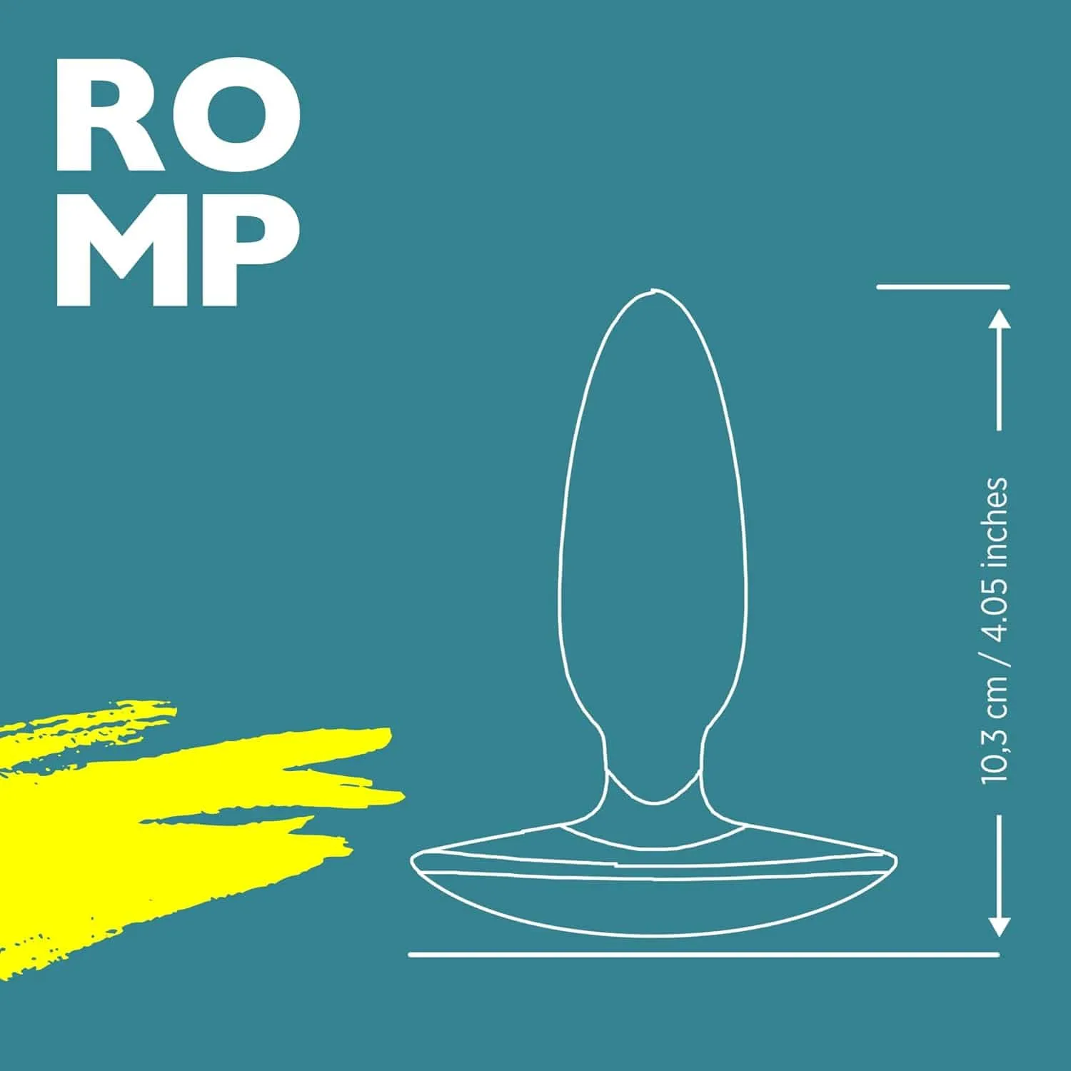 Romp - Bass Vibrating Anal Plug (Green)