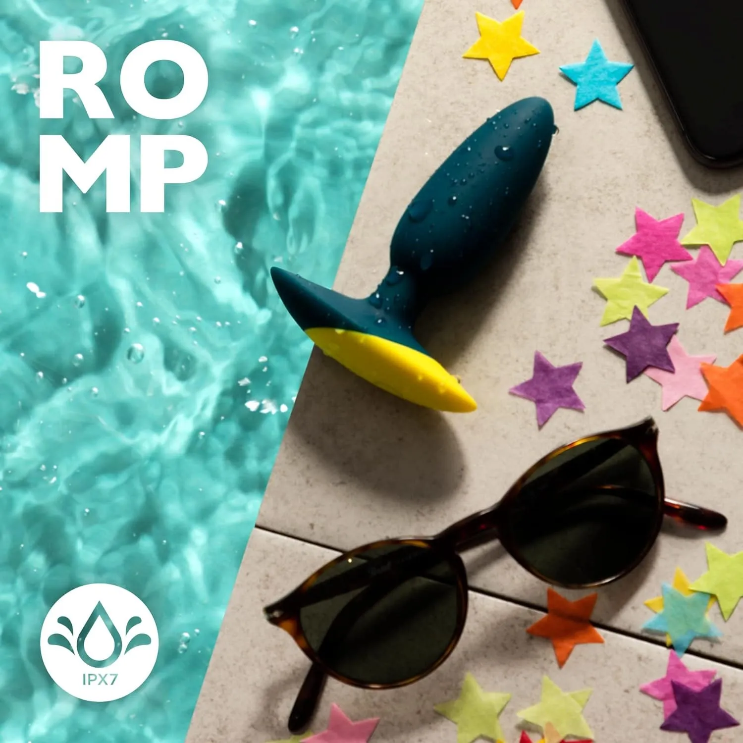 Romp - Bass Vibrating Anal Plug (Green)