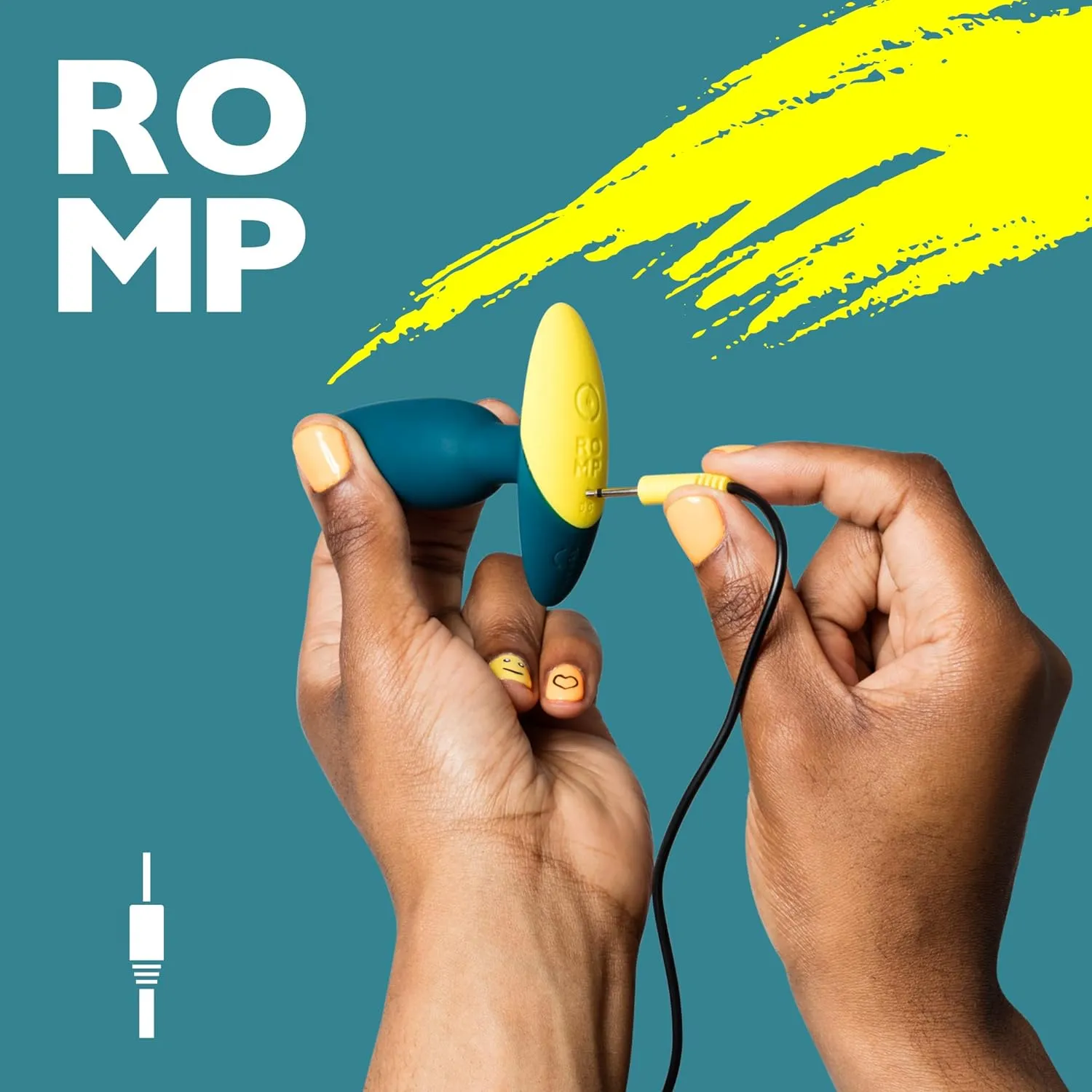 Romp - Bass Vibrating Anal Plug (Green)