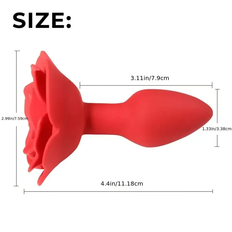 Rose Fairy Twisted Anal Stopper Wireless Vibration Prostate Massager