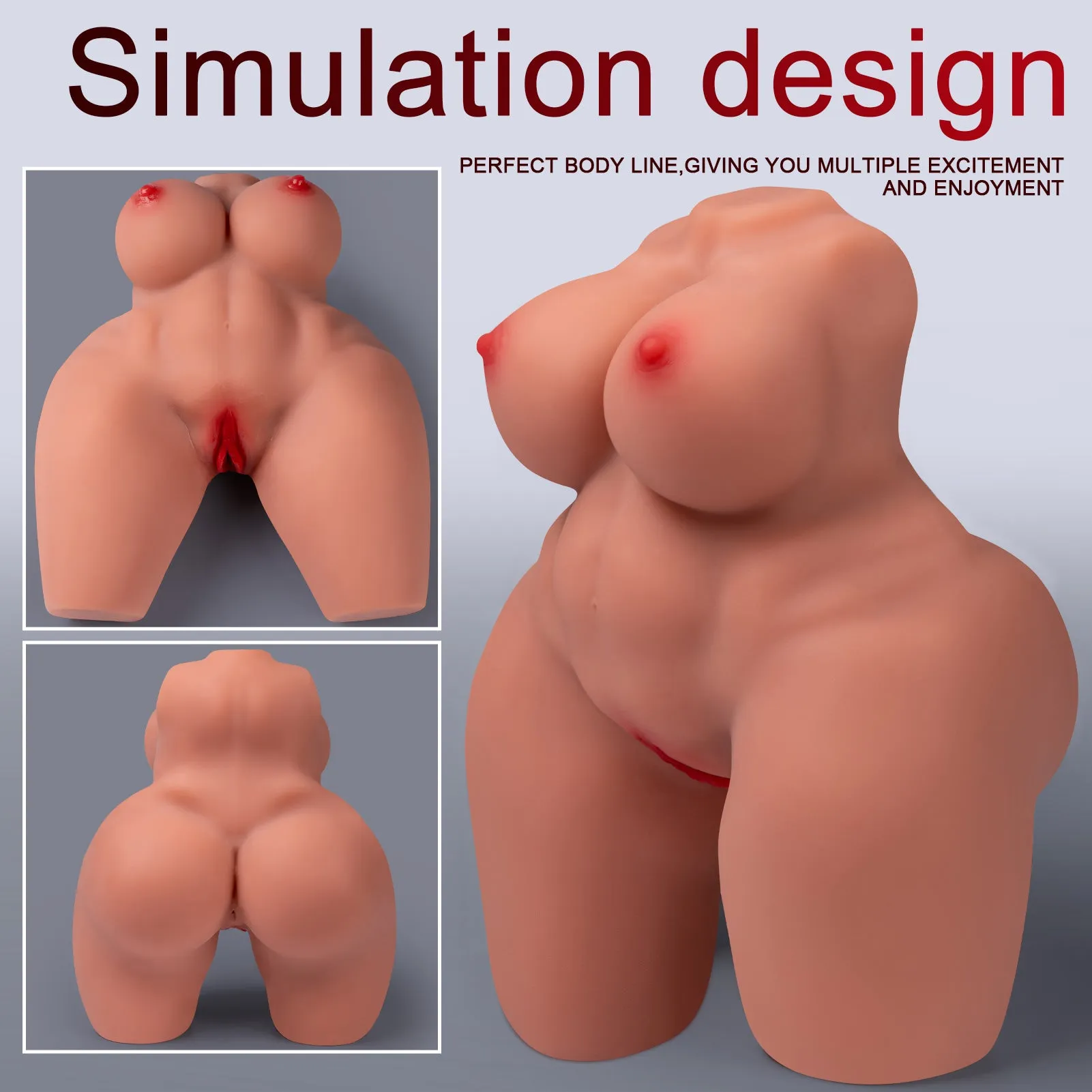 Rose Twin: 9.92lb Sexy Mini Torso Sex Doll