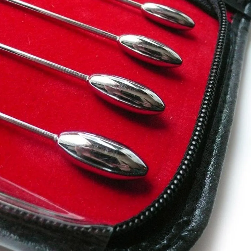 Rosebud Urethral Sounds Kit. 8 Piece