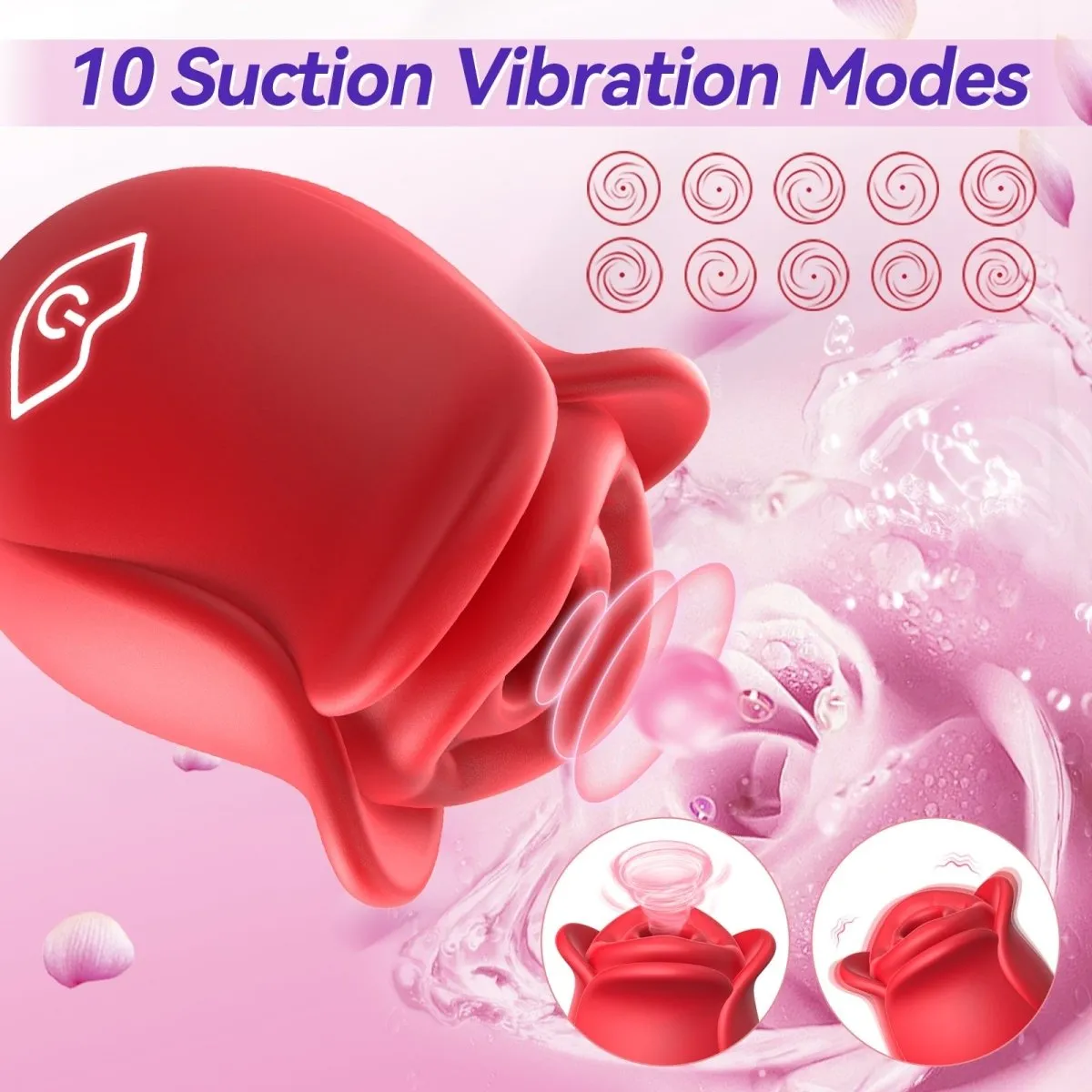 ROSELLA| 2024 APP Control Rose Suction Clitorial Stimulator Vibrator