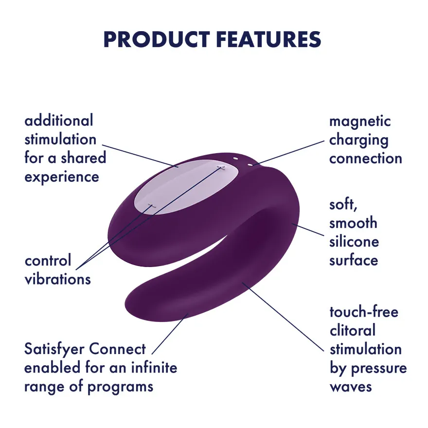 Satisfyer Double Joy App-Controlled