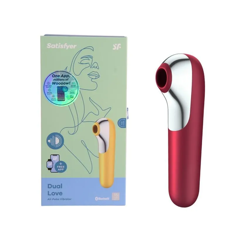 Satisfyer Dual Love Sucking APP Control G-spot Clitoris Stimulator Nipple Sucker Vibrators