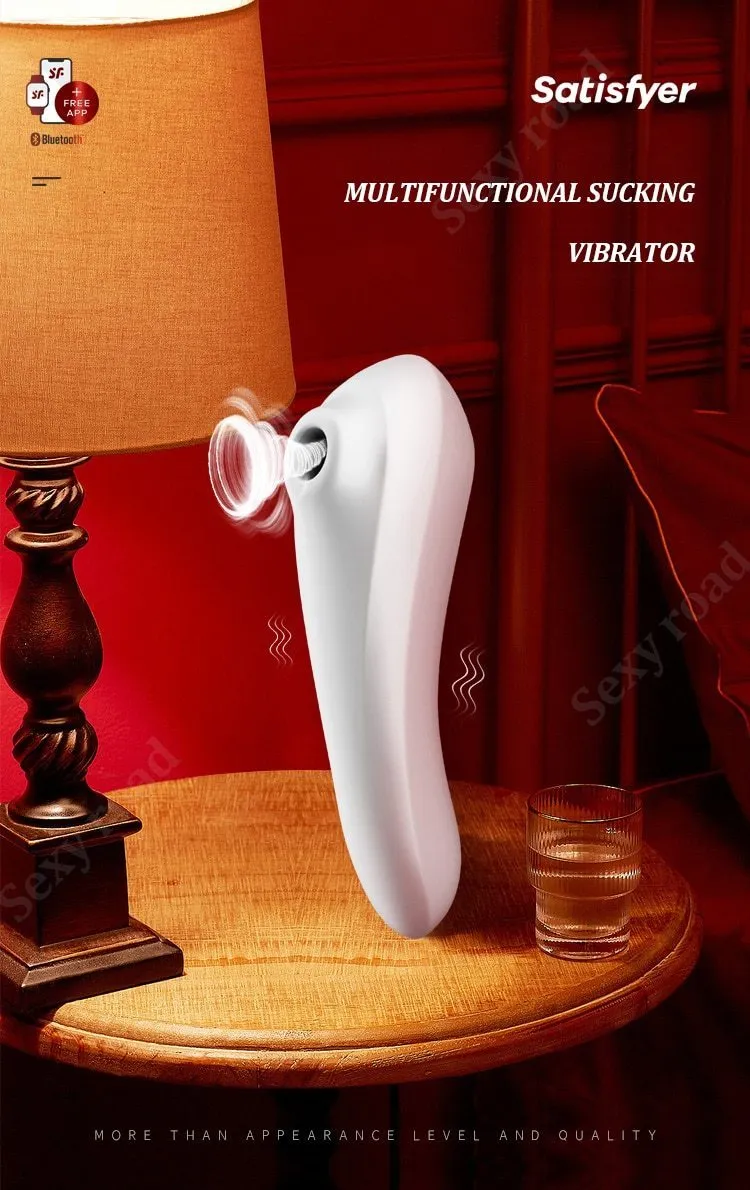 Satisfyer Dual Pleasure Sucking Vibrator for Women APP Bluetooth Clitoris G Spot