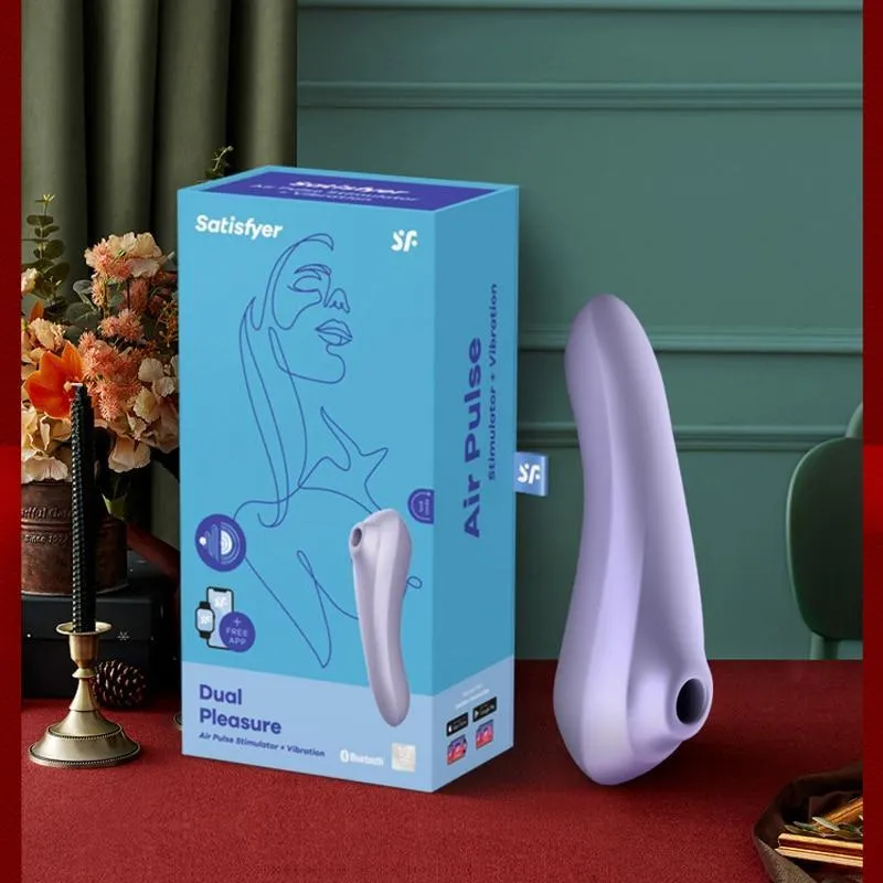 Satisfyer Dual Pleasure Sucking Vibrator for Women APP Bluetooth Clitoris G Spot