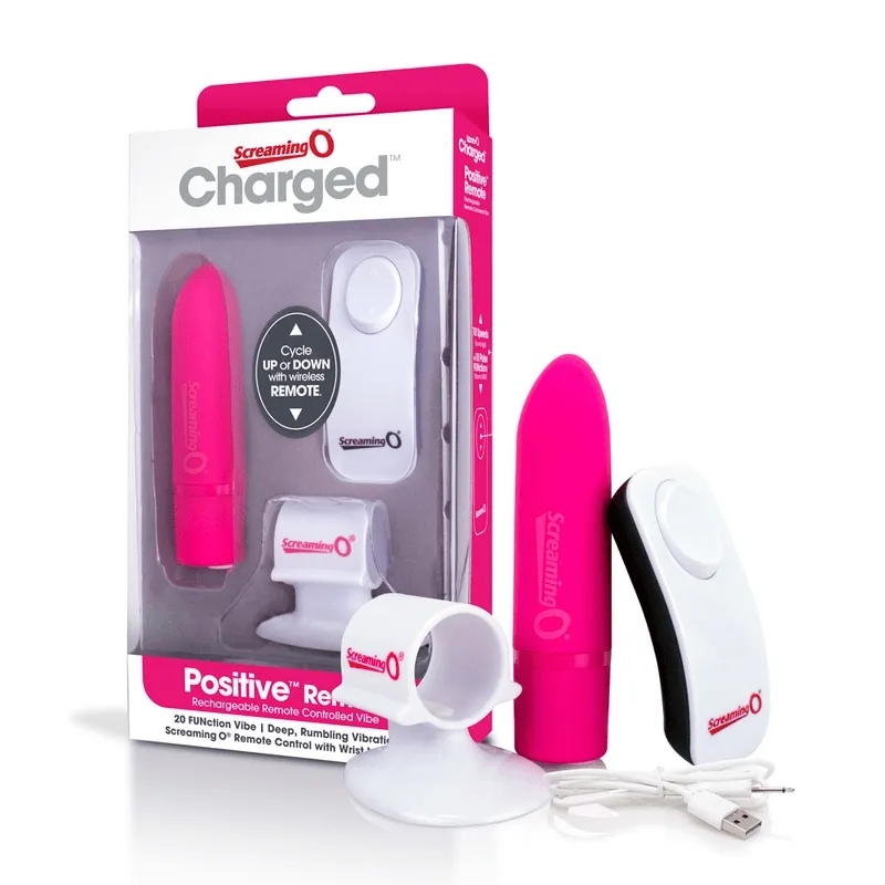 Screaming O Charged Positive Remote Control Vibe