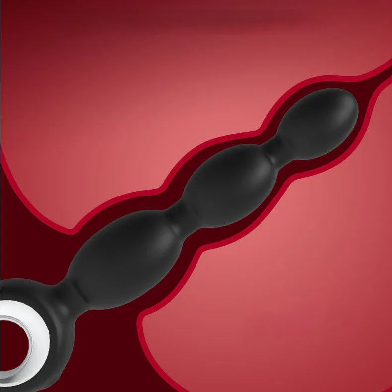 Silicone Anal Plug Vibrator with Remote Control