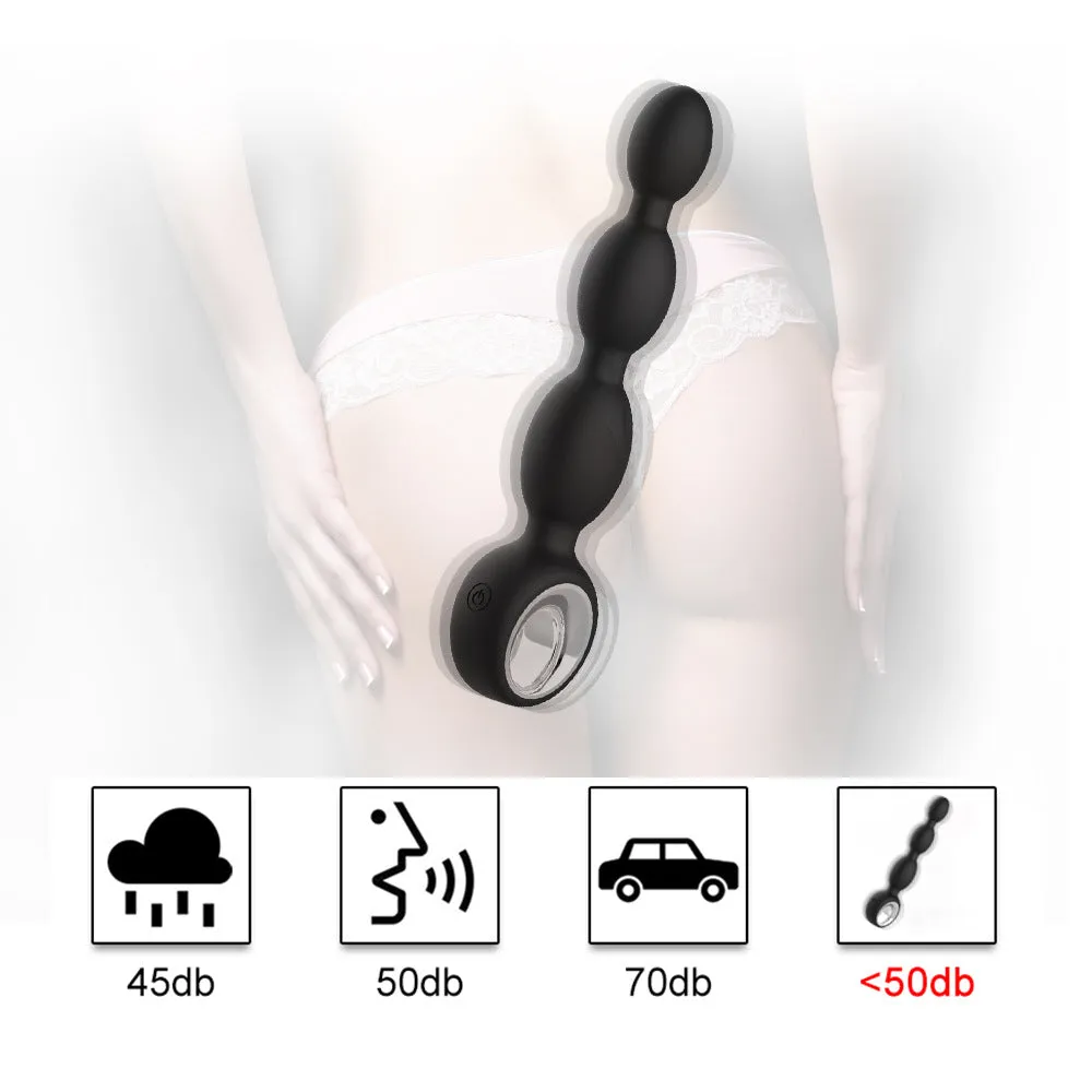 Silicone Anal Plug Vibrator with Remote Control