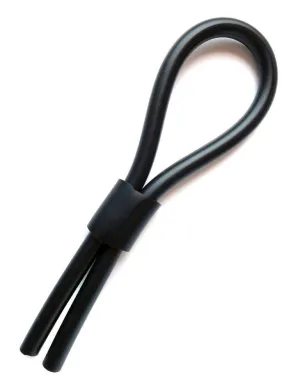 Silicone Stud Lasso. Black