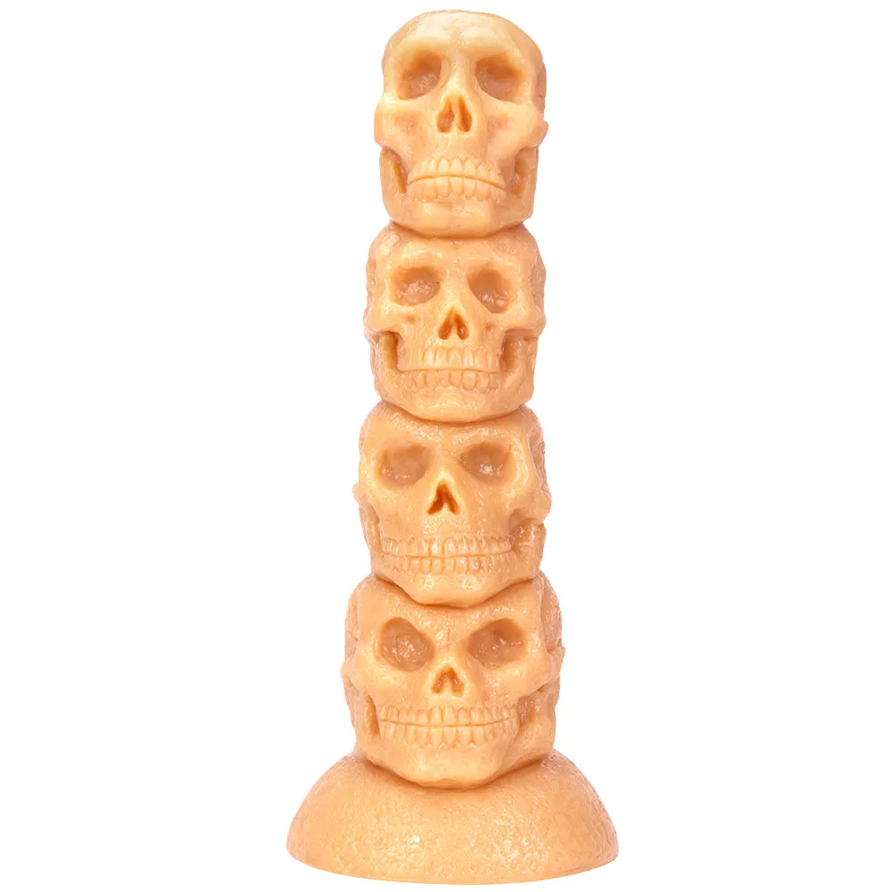 Skull Huge Dildo Butt Plug - Big Monster Dildos Suction Cup Sex Toys