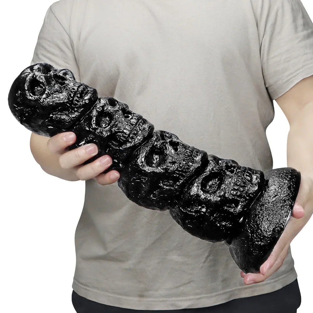 Skull Huge Dildo Butt Plug - Big Monster Dildos Suction Cup Sex Toys