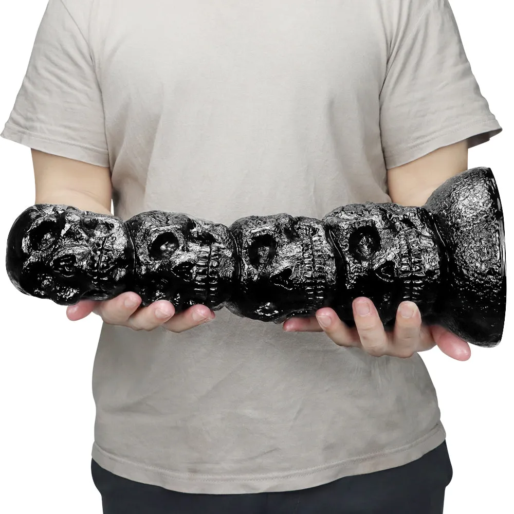 Skull Huge Dildo Butt Plug - Big Monster Dildos Suction Cup Sex Toys