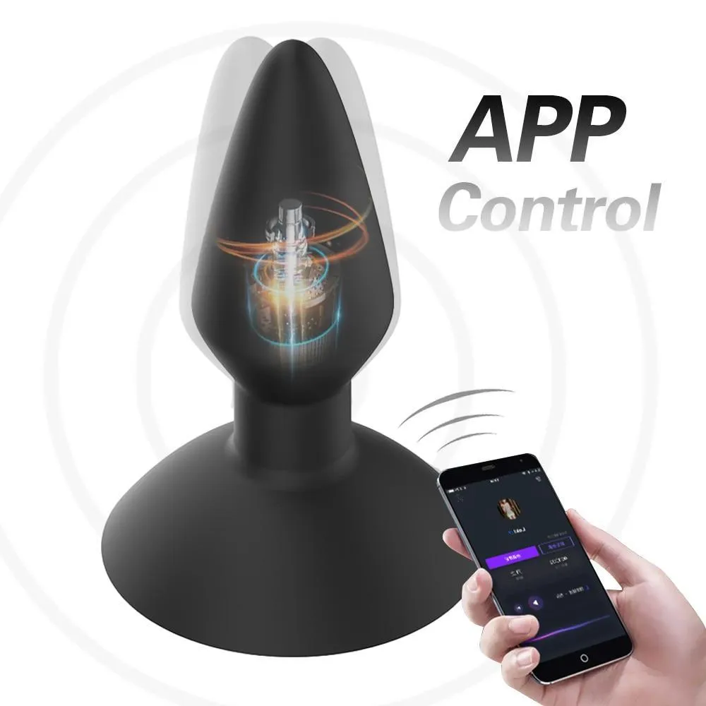 Smart Anal Plug Bluetooth Vibrator Prostate Massager Wireless Remote Control Masturbator
