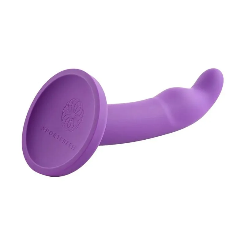 Sportsheets Astil 8 Silicone Dildo Dark Purple