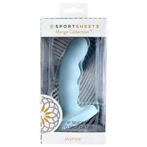 Sportsheets Jasper 6 Silicone Dildo Blue