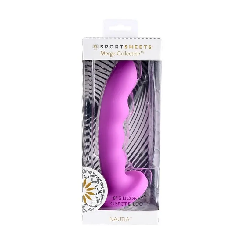 Sportsheets Nautia 8 Silicone Dildo Purple