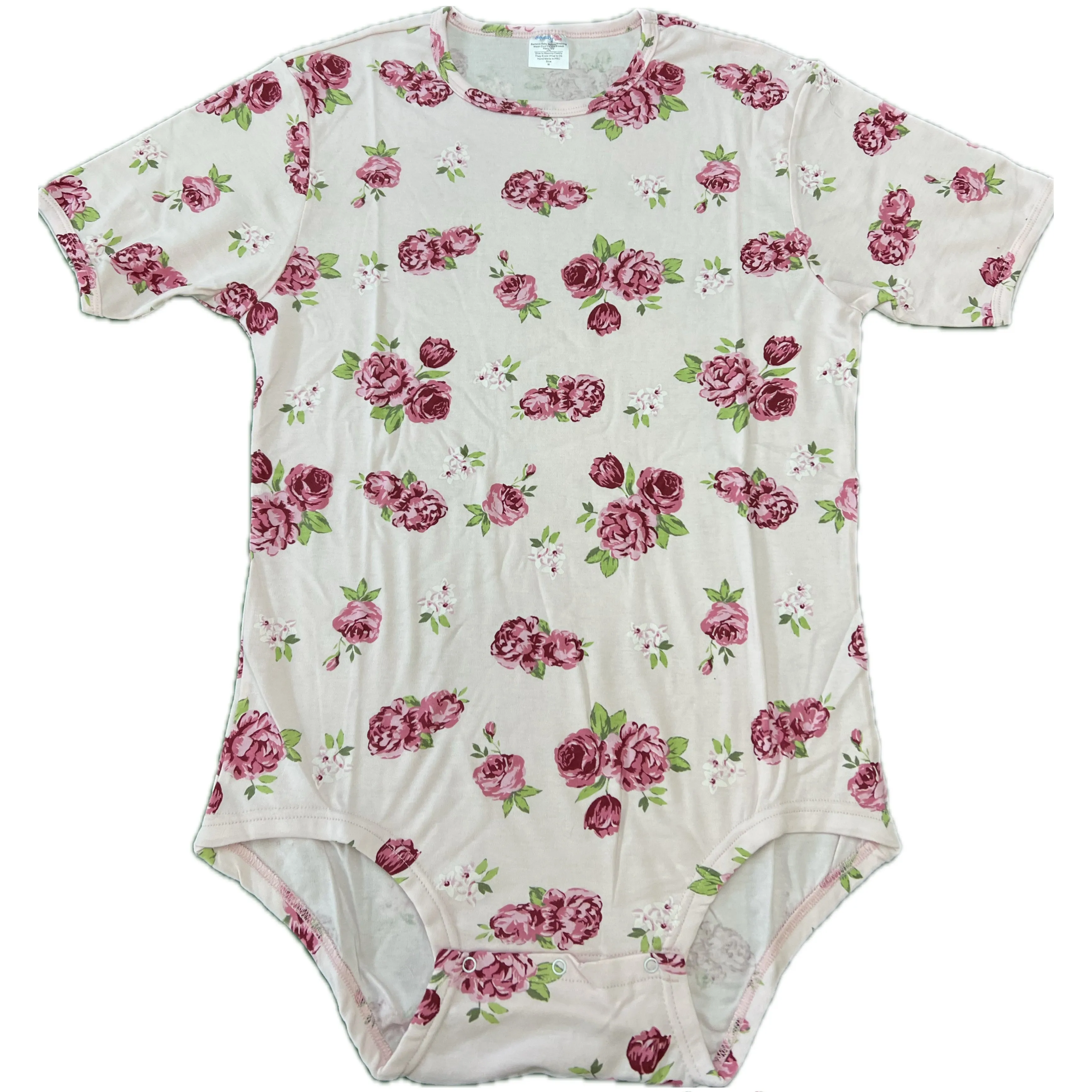 Squishyabdl Flower Cotton Bodysuit