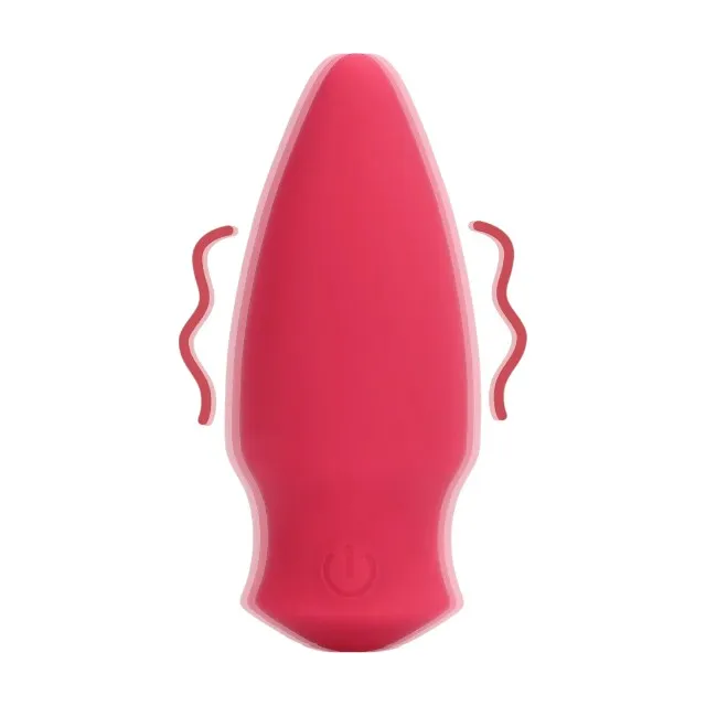 Stimulator clitoris LOVELINE Cone Shaped Bullet Vibrator. 12 funcții de vibrație. rezistent la apă. lungime 7.7 cm. roz