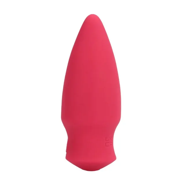 Stimulator clitoris LOVELINE Cone Shaped Bullet Vibrator. 12 funcții de vibrație. rezistent la apă. lungime 7.7 cm. roz