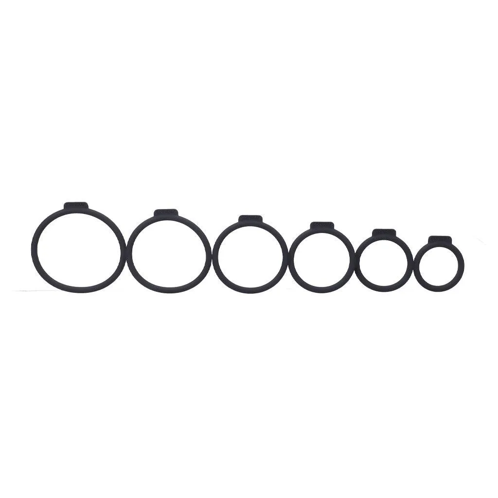 Strap-on O-Ring Kit. Black