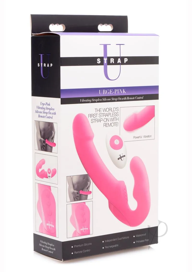Strap U Strapless W/remote Pink