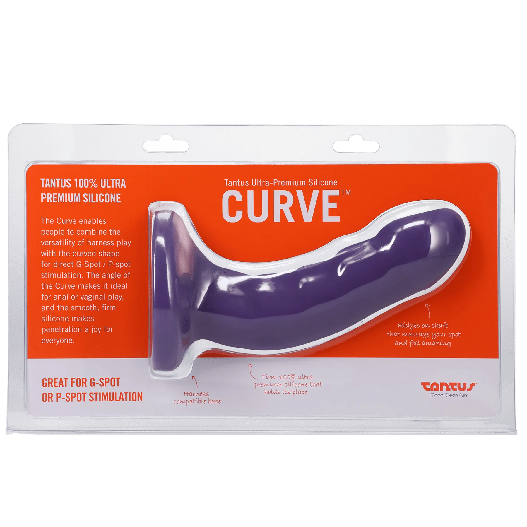 Tantus Curve Dildo Amethyst