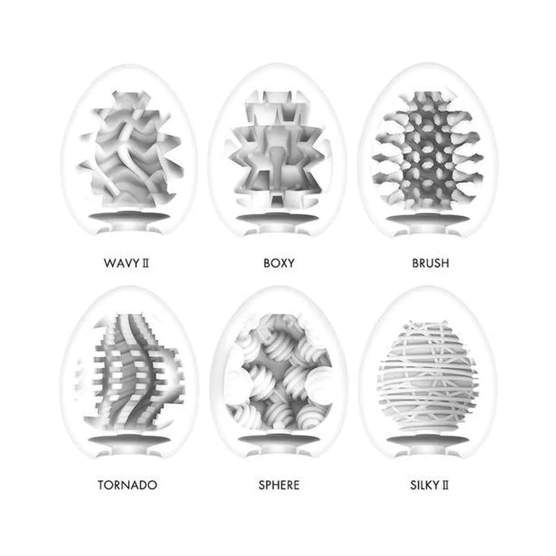 TENGA Egg Variety Pack - Standard Penis Strokers (6 Pack)