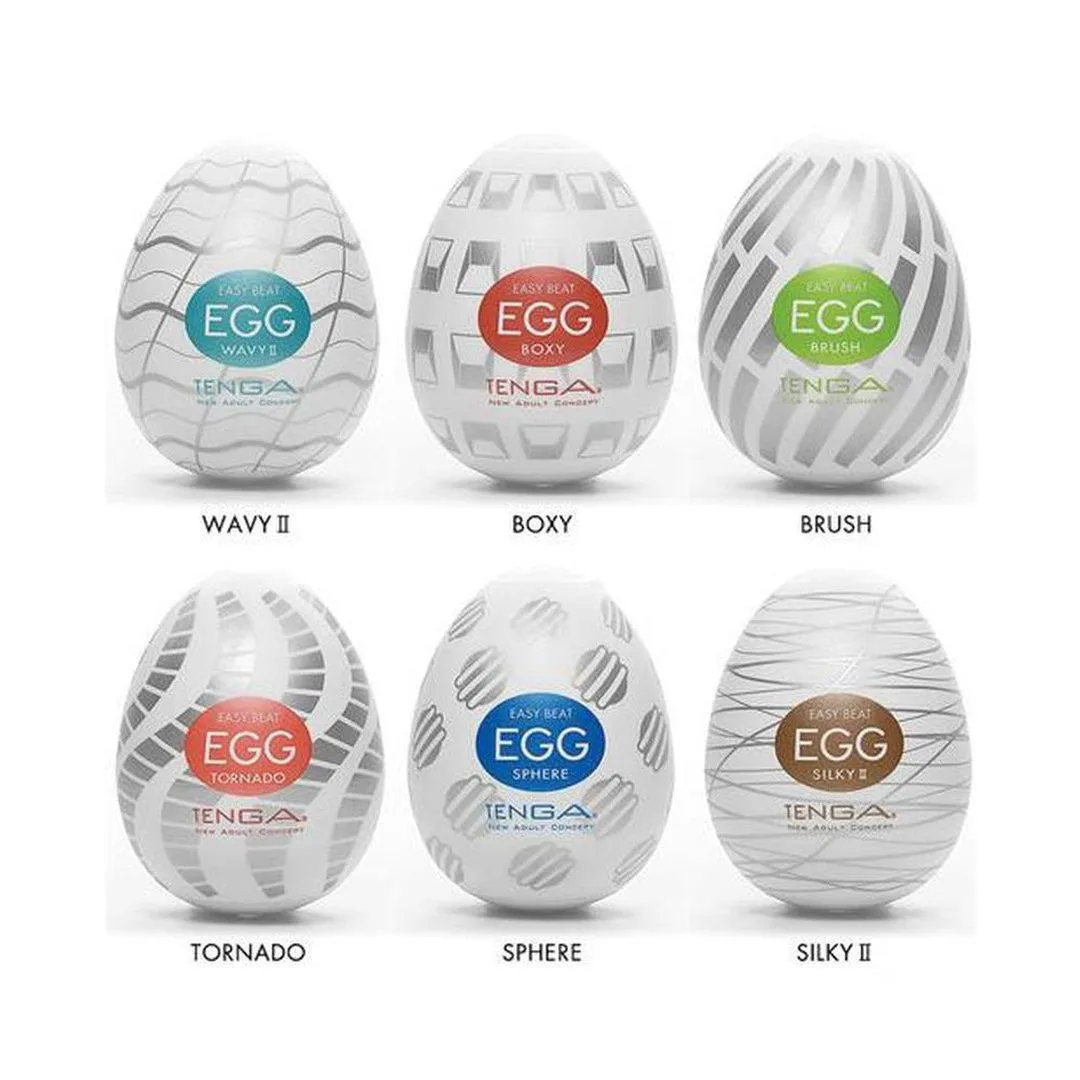 TENGA Egg Variety Pack - Standard Penis Strokers (6 Pack)