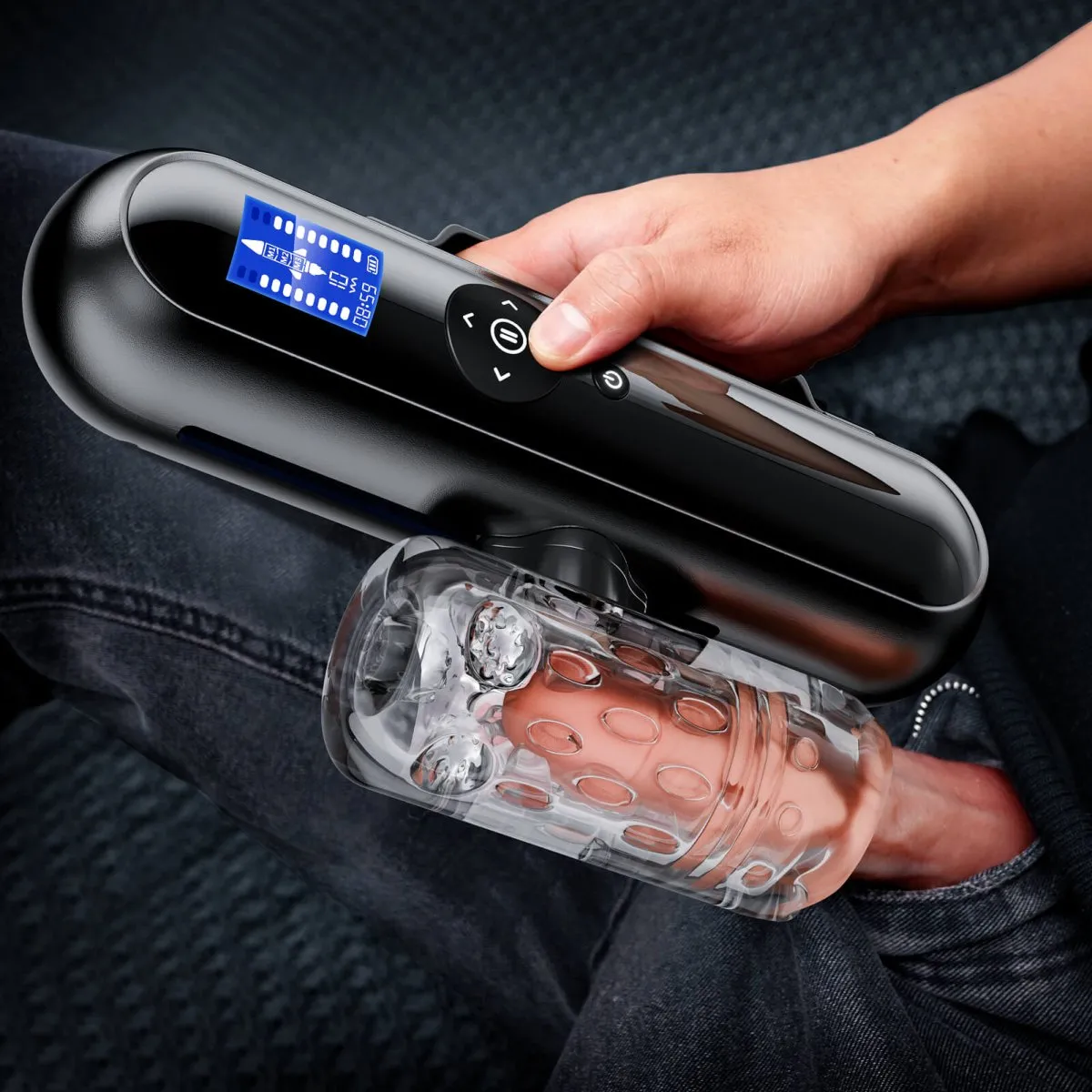 TIME| Upgraded App Control Automastic Thrusting and Vibrating Male Masturbator
