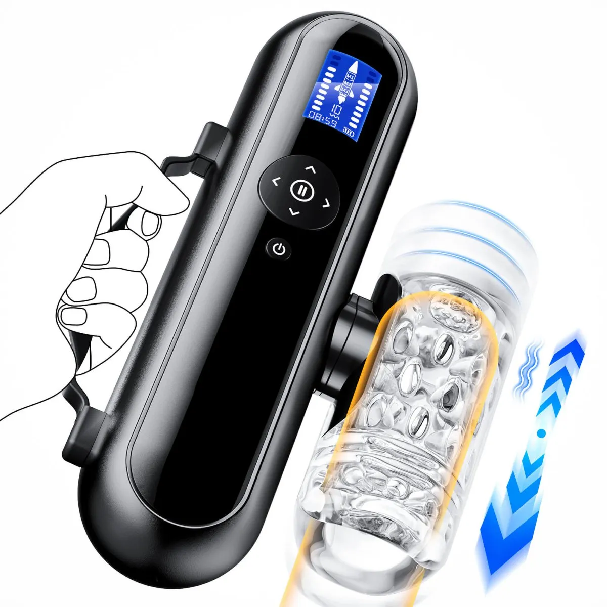 TIME| Upgraded App Control Automastic Thrusting and Vibrating Male Masturbator