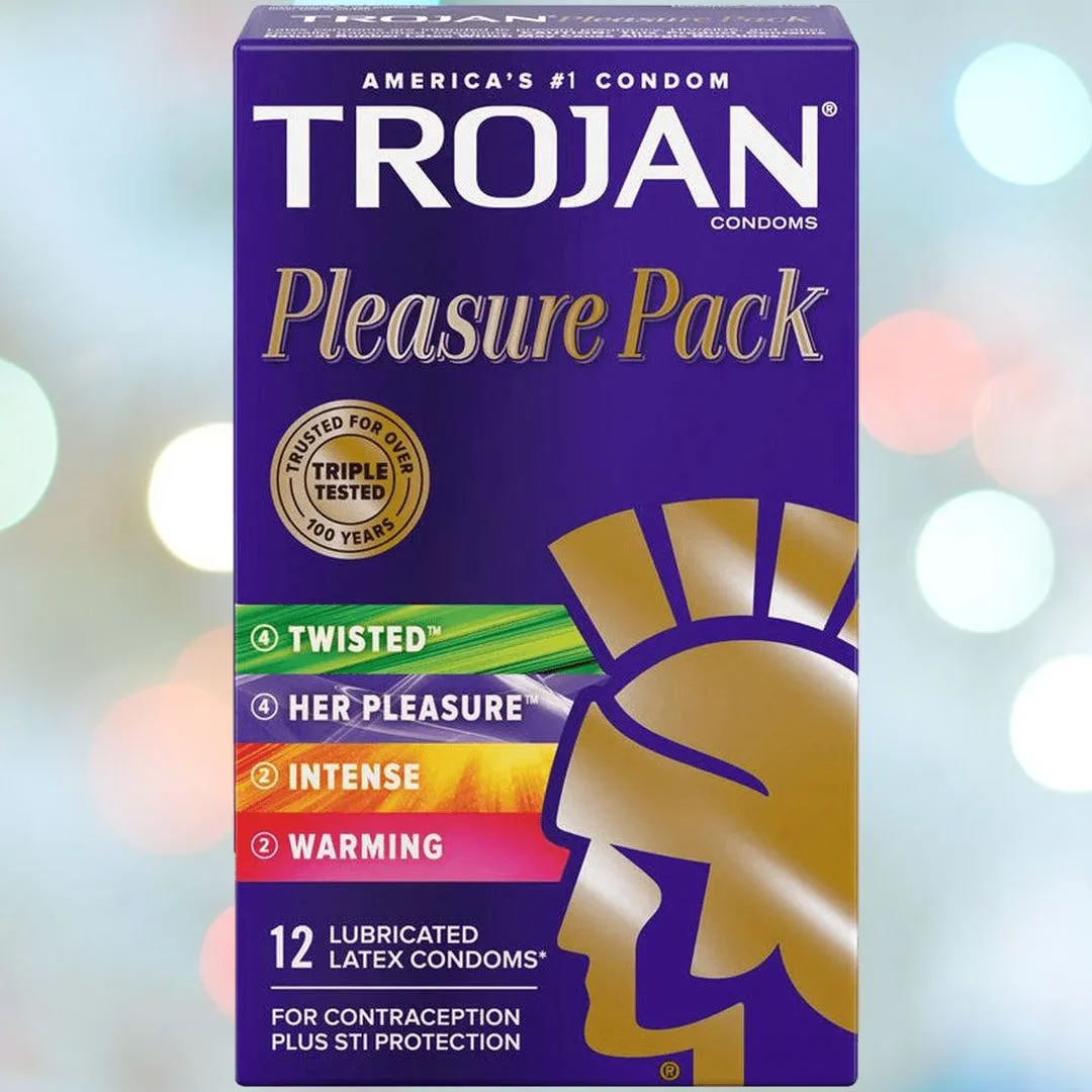 Trojan Pleasure Pack Variety Condom Sampler