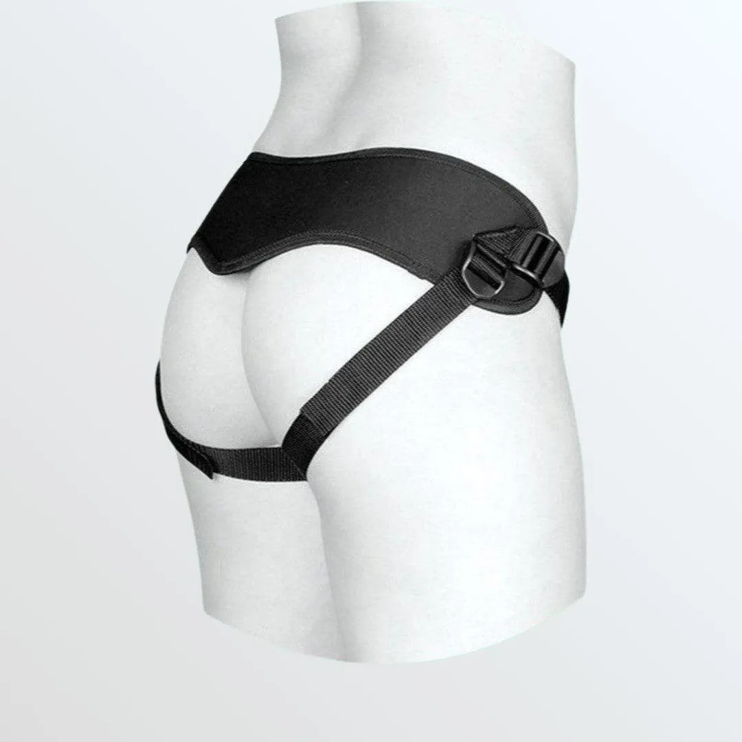 Vac-U-Lock Supreme Harness With Vibrating Plug  and Wireless Remote