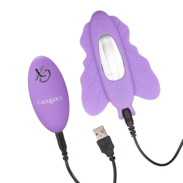 Vibrator CALEXOTICS Venus Butterfly. cu telecomandă. 12 funcții de vibrație. funcție de mișcare pentru stimularea punctului G. mov