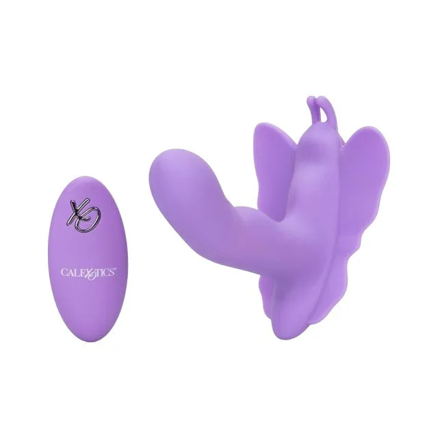 Vibrator CALEXOTICS Venus Butterfly. cu telecomandă. 12 funcții de vibrație. funcție de mișcare pentru stimularea punctului G. mov