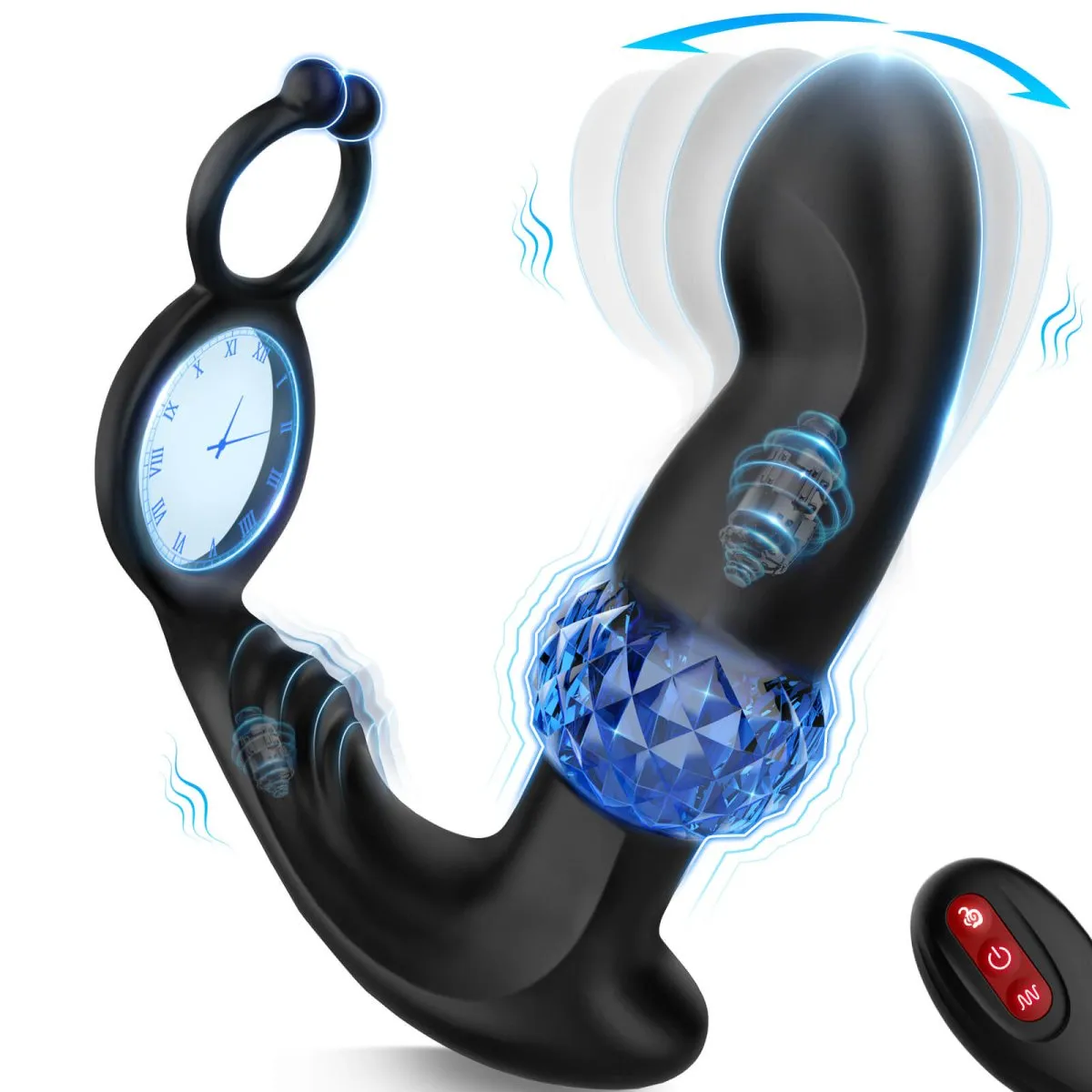VICTOR| Wigging and Vibrating Remote Control Anal Toy
