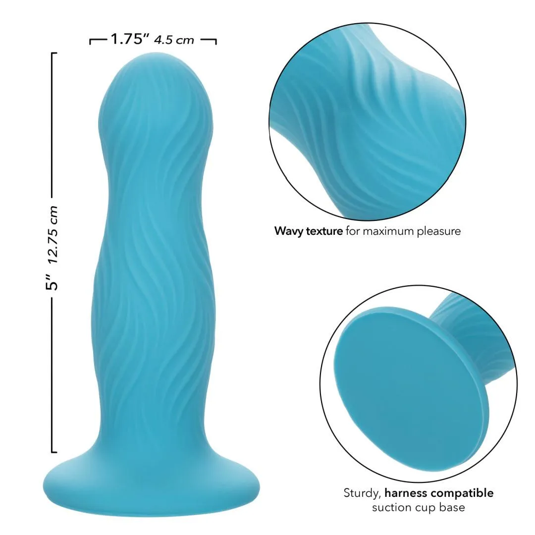 Wave Rider Swell Short. Girthy 5 Inch Liquid Silicone Dildo