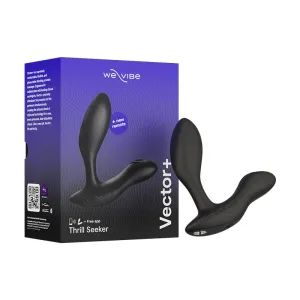 We-Vibe Vector  Dual Stimulation Prostate Massager Charcoal Black
